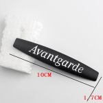 3D metallist auto poritiiba m&auml;rk B/enz W204 W205 W213 W211 W210 ML Grand Edition Avantgard embleemi logo kleebiste tarvikud must