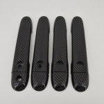 Accessories Carbon Fiber Patterns Door Handle Covers For 2011-2016 Nissan MARCH K13 Fourth generation 2012 2013 2014 without smart entry