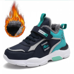 Laste v&auml;lijooksujalatsid Spordijalatsid lastele poistele Talv Plus soojad tossud Veekindlad nahast T&uuml;drukute vabaaja matkajalatsid 36