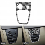 Volvo XC90 2003-2014 jaoks Salongi liistud Lisatarvikud Auto esitulede l&uuml;liti nupu paneeli katte trimm