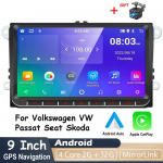 2Din Android Carplay GPS-auto multimeediumipleier Volkswageni/Volkswageni/Golfi/Polo/Tiguani/Passati/b7/b6/SEAT/Leoni/Skoda/Octavia 2+32GB jaoks 2+32GB