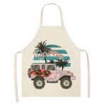 Suvine bussitr&uuml;kk naiste k&ouml;&ouml;gip&otilde;lled veekindlad toiduvalmistamis&otilde;likindlad puuvillane linane saastumisvastane kokap&otilde;lle puhastus 68*55cm 47x38cm