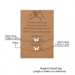 2023 Luksuslik Euroopa mood T&uuml;drukud Armsad Minimalistlikud Aksessuaarid Pidu &ouml;&ouml;klubi kandmine Ehted K&auml;ev&otilde;ru Liblikas K&auml;ev&otilde;ru Kuldne ja h&otilde;bedane 2-osaline komplekt kuld