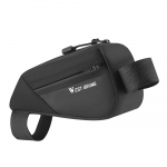 0,5L jalgrattakott Jalgrattaraam esitoru kott Jalgratta esiraami kott Kompaktne suurus sile t&otilde;mblukk must