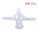 50 tk/100 tk plastikust l&uuml;litusankur koos M4 kruvikardinaga kipsplaadist &otilde;&otilde;nes seinatoru pistik Lennuki laiendusankru poldi tarvikud 5*3cm