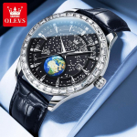 OLEVS br&auml;ndi k&auml;ekellad Uus Star helendav kvartskell Mood Mood meeste k&auml;ekell meeste k&auml;ekell