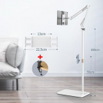 Alumiiniumist skaleeritav painduv k&auml;ep&otilde;randaga tahvelarvuti telefoni aluse hoidiku tugi Xiaomi iPad Pro12.9 lamamistooli kinnitusklambrile