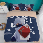Multifilm Naruto Sasuke Kakashi anime &uuml;li&otilde;pilaste &uuml;hiselamu &uuml;he voodilina tekikate kolmeosaline komplekt kaheinimese voodipesu neljaosaline komplekt EU single(135x200cm)