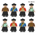 M8045 M1629 M1633 Vana keiserliku kaardiv&auml;e kaardiv&auml;e rohelise pataljoni s&otilde;dur ehitusklotsid nukum&auml;nguasi