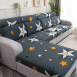 Lilleprinteriga diivani istmepadja kate nurgadiivani kate Elastne tooli kate Diivani kate M&ouml;&ouml;blikaitse 1/2/3/4kohaline 45x45cm pillowcase