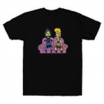 Universumi Master X Beavis ja tagumikupea He Man Skeletor must T-s&auml;rk S