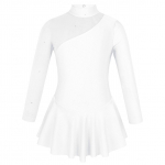 Laste iluuisutamiskleit pikkade varrukatega iluuisutamise v&otilde;imlemisv&otilde;istluse kost&uuml;&uuml;m. 9-10 Years