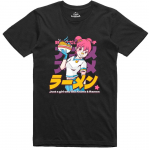 Hombre Anime Camiseta Ra Nina Manga Japones Geek Corte Normal Camiseta Unisex T-s&auml;rk S