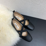 Rist elastne riba Balletikorterid Naine Slip On Loafers Retro kandiline varvas Vanaema Kingad Femme Mokassiinid Disainer Elegant 40 must