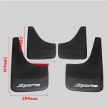 Suv piack Mudflaps Universal Mudguard Car Front Rear 4pcs/ste Mud Flap Guard Splash Mudguards Fender Car Accessories 4pcs black