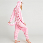 Kigurumi Animal Cosplay kapuutsiga kombinesoon pidžaama meeste naiste pikkade varrukatega talvine soe Rompe magamisriided Panda Lion, leopard, elevant, sebra, tiiger cosplay S