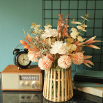 Flowers Hybrid Artificial Bridal Wedding Bouquet Silk home and garden Party Table C