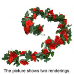 V&otilde;ltslilleviinapuu deformatsioonivastane 6 v&auml;rvi roosi&otilde;ieline viinapuu kaunistus majapidamiseks roosa