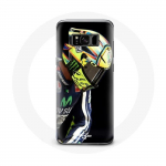 &Uuml;mbris Samsung Galaxy S8 Valentino Rossi mootorratta kiirusjuhi jaoks