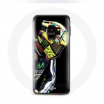 &Uuml;mbris Samsung Galaxy S9 pluss Valentino Rossi mootorratta kiirusjuhi jaoks