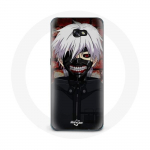 &Uuml;mbris Samsung Galaxy A8 2016 Tokyo Ghoul Kaneki Ken Mask Jaapani anime jaoks