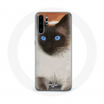 &Uuml;mbris Huawei P30 pro Siiami musta ja valge sinise silma jaoks