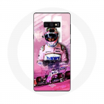 &Uuml;mbris Samsung Galaxy Note 9 Formula 1 Sergio P&eacute;rez F1 Driver Roosa jaoks
