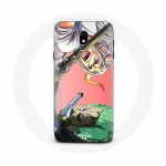 Samsung Galaxy S5 &uuml;mbris Yamato ja Zoro One Piece animeplakat