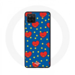 &Uuml;mbris Samsung Galaxy A12 BTS Bangtan Boys BT21 TATA de V sinise taustaga