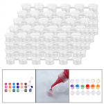 T&uuml;hjad v&auml;rvipotid ribad akr&uuml;&uuml;lmahutid kunst DIY t&auml;iskasvanutele lastele maalimine 20pcs 3ml 17cm