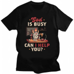 Kawaii Saatan Demon Graafilised T-s&auml;rgid Naljakas Kitse TeeHail Baphomet Horror Funny Evil T-s&auml;rk Unisex Naiste suvised XS-4XL T-s&auml;rgid 4XL