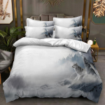 3D loomade voodipesukomplekt poistele Teismeliste toa Pehme suletekikott AU140 * 210 t&auml;issuuruses voodikate &uuml;he-/kahekohaline Wolf Prinditud tekikate Baby 100x135cm