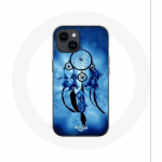 Coque - Maniacase - Iphone 14 - Attrape r&ecirc;ve - Souple - Bleu