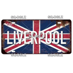 [SQ-DGLZ]&Uuml;hendkuningriigi linna numbrim&auml;rk metallist silt Vintage tahvel Plekist silt seinakaunistus Baari sisekujundus Iirimaa/Inglismaa lipu plakat 15x30cm