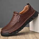 Kvaliteetsed meeste nahast kingad Four Seasons vabaaja &auml;rilised nahast kingad Meeste pehmest nahast kingad 42 pruun