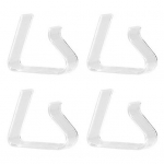 4 tk laudlina klambrid l&auml;bipaistvad &uuml;litugevad siledad kergesti paigaldatavad laudlinad S