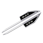 2pcs car accessory Side Doors Blade for Chevrolet LTZ LT1 LT4 CRUZE onix tracke prisma sonic Silverado Suburban Traverse lt1 blue blue