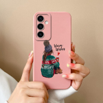 Samsung M15 A15 A55 A35 S24 Ultra S24+ F15 telefoni kaane&uuml;mbriste jaoks mood poiss, t&uuml;druk Kvaliteetne silikoonist pehme kaamera kaitsekork kaitseraud Galaxy jaoks Samsung S24+