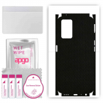 apgo Protective Skin Sticker for the back+sides compatible with Oppo K10, Full Wrap Film, Foil, Vinyl - Pattern Matrix