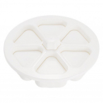 6 resti Jaapani Onigiri Maker Press Mittekleepuv DIY Plastikust kolmnurk Riisipalli Sushi valmistamise T&ouml;&ouml;riist Vorm Bento T&ouml;&ouml;riistad valge