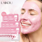 Sakura Mud Mask Puhastus Muda n&auml;omask Essential Skincare Products S&uuml;gavniisutav ja &Otilde;li kontrolliv n&auml;omask Puhastus Pink roosa