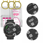 3x apgo MATTE Hybrid protective glass compatible with Suunto 5 Peak, flexible nano glass, great replacement for tempered glass, scratch-resistant, ful