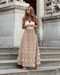 Summer Burst Fashion Mesh Cake Poolkeha seelik XXL
