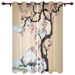 Jaapani stiilis Sakura moodsad aknakardinad elutuppa, magamistuppa, k&ouml;&ouml;ki, akna katteks, rulood, kardinad 135W x 60H(cm) x1
