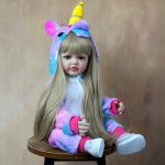 Originaalne kaubam&auml;rk armas 55 cm t&auml;issilikoonist keha veekindel simulatsioon nukk Cosplay &uuml;kssarvik v&auml;rvilised riided Reborn t&uuml;druk nukud lapsed riietatud figuurim&auml;nguasjad 55cm