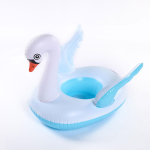 Beebi suvine ujumisr&otilde;ngas t&auml;ispuhutav m&auml;nguasi, ujumisiste basseini ranna jaoks, suur valge hane ujuv paat, veem&auml;nguvarustus m&auml;nguasi