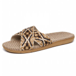 Lihtsad linasest tallaga kingad Vabaaja lahtise varbaga libisevad jalan&otilde;ud Mugavad kodusussid 42-43