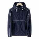 Suvine &uuml;lisuur &uuml;hev&auml;rviline j&auml;&auml;p&auml;ikesekaitse&uuml;likond meestele rasvasisaldusega, lahtise ja kerge nahaga Paksu mehe kapuutsiga jope 8XL