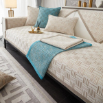 &Scaron;enill Jacquard L-kujuline nurgadiivani kate Nelja hooaja universaalne diivanikate libisemisvastased ruudukujulised ruudukujulised diivanikatted elutuppa 70x70cm 1pcs