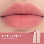 Rom&nd Zero MATTE LIPPLICK, P&uuml;siv, Jumestus, Kbeauty, Korea kosmeetika, n&auml;idis #10 Pink Sand